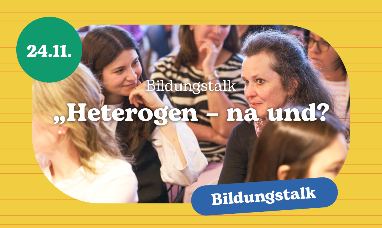 Event Teaserbild Bildungstalk Heterogenität