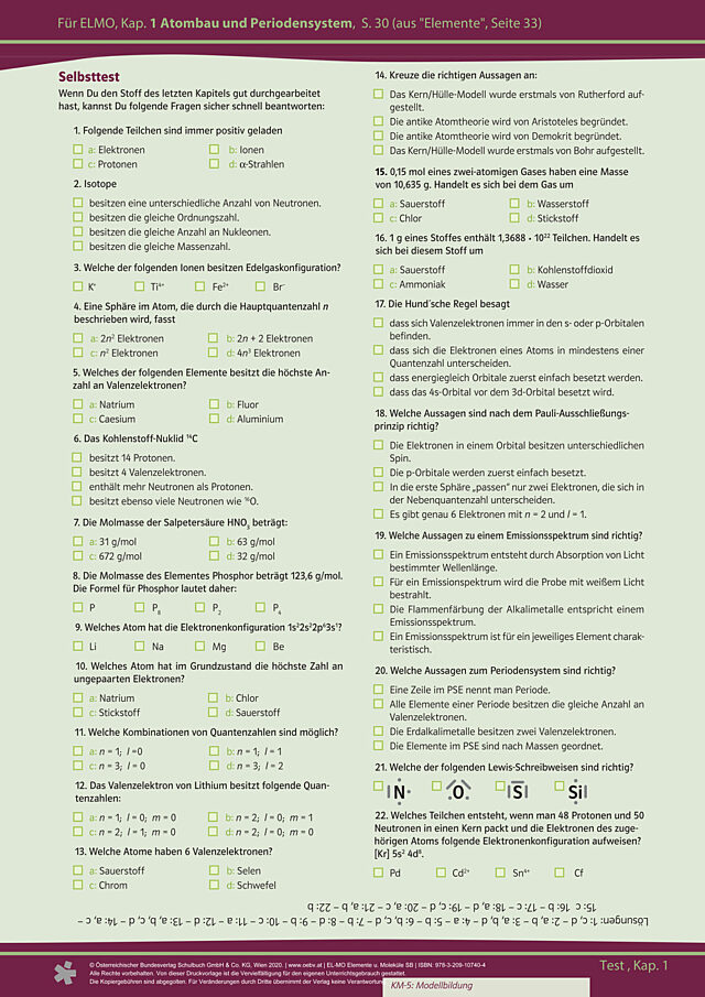 Selbsttest Kapitel 1