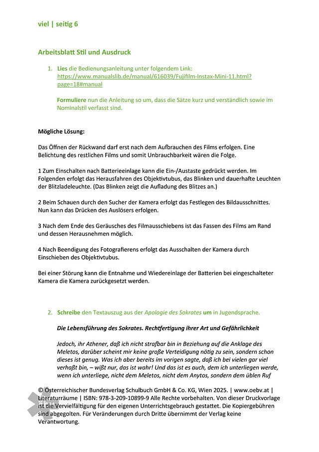 AB Stil und Ausdruck Loesungen