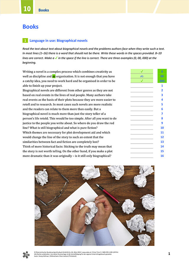 Books: Proofreading