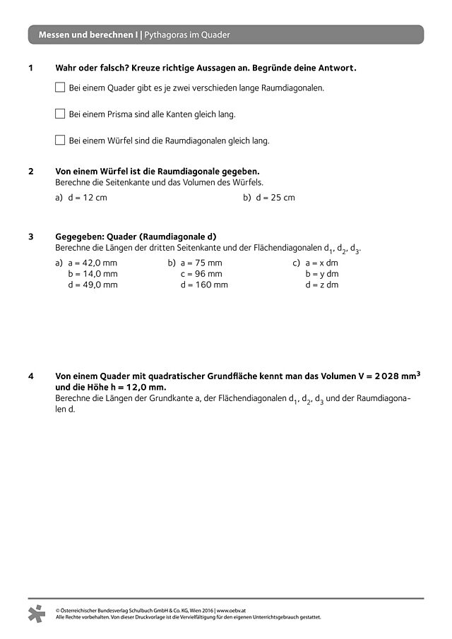 Allgemeines Arbeitsblatt anspruchsvoll