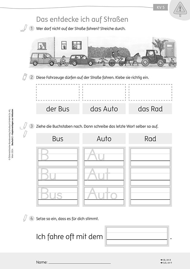 Das entdecke ich auf Straßen