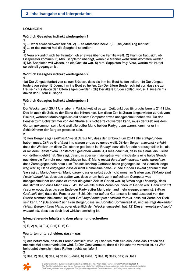 Lösungen Kapitel 3
