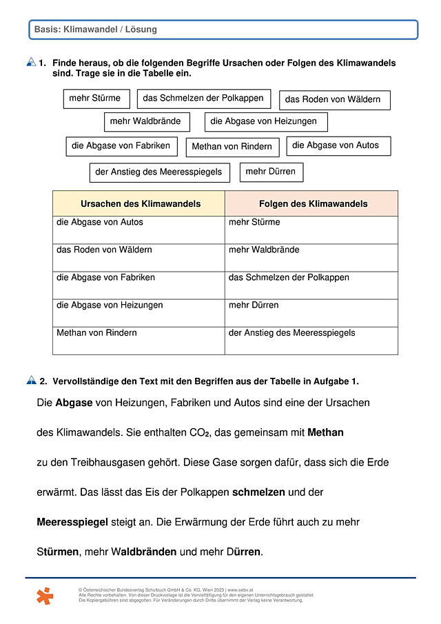 Klimawandel