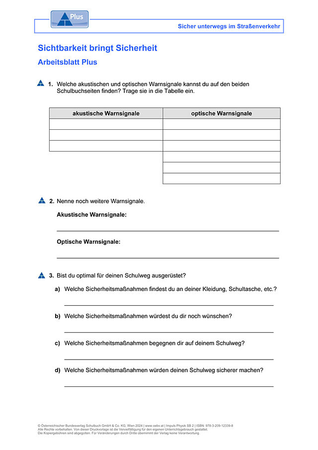 Sichtbarkeit bringt Sicherheit