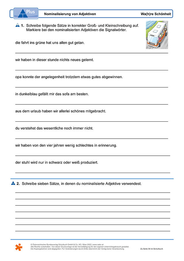 Nominalisierung von Adjektiven