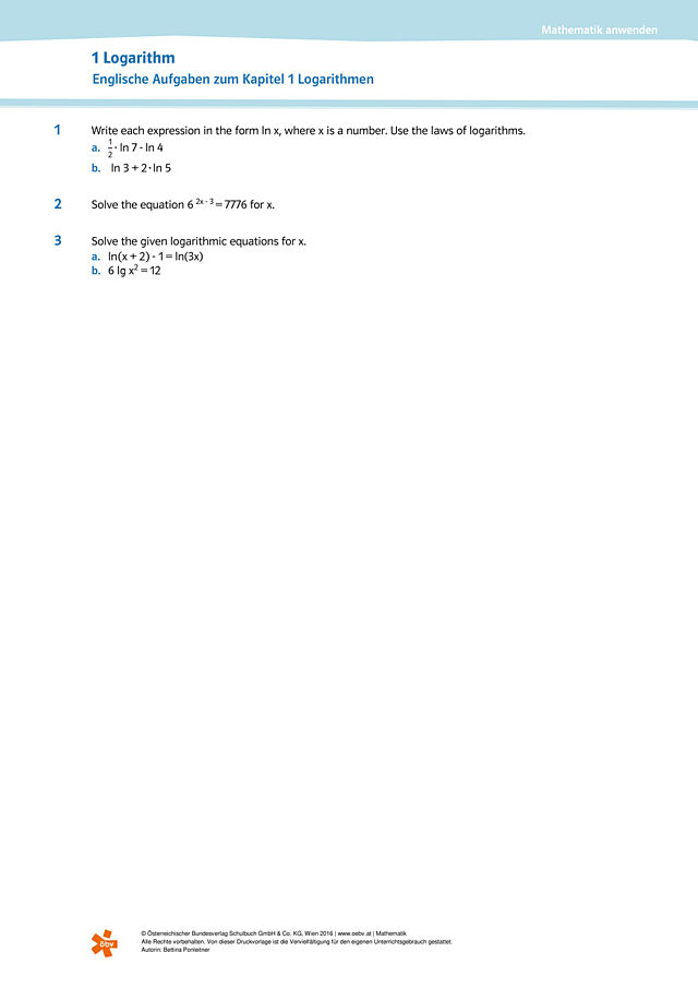 Logarithm