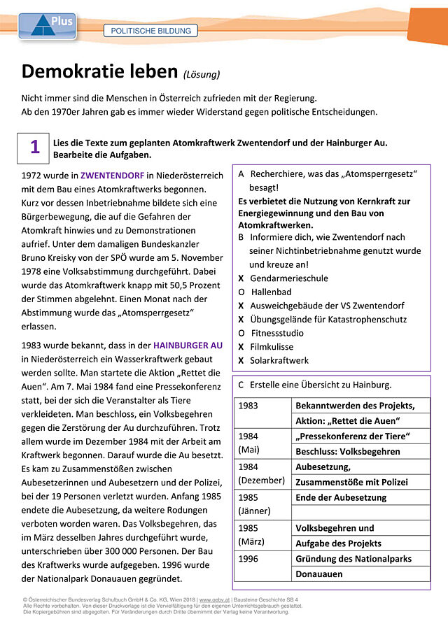 Demokratie leben