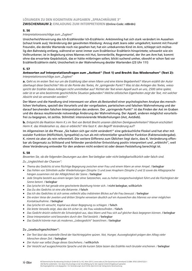 Interpretieren ist spannend
