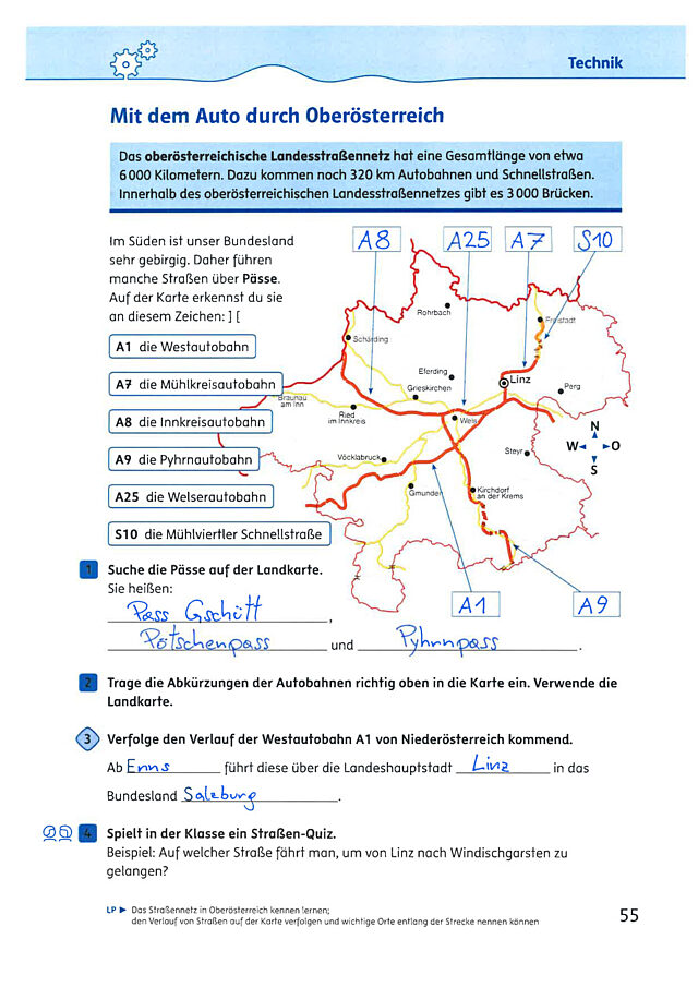 Mit dem Auto durch Oberösterreich