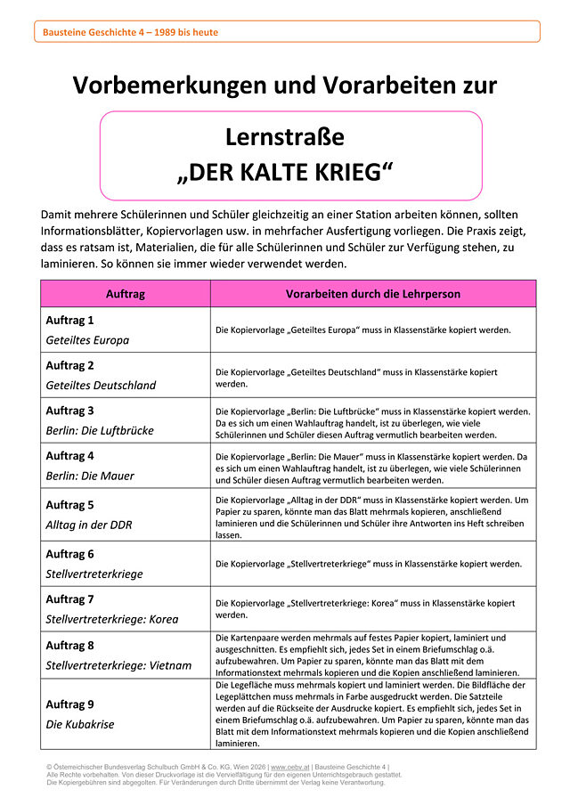 Der Kalte Krieg