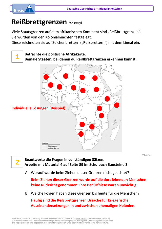 Reißbrettgrenzen