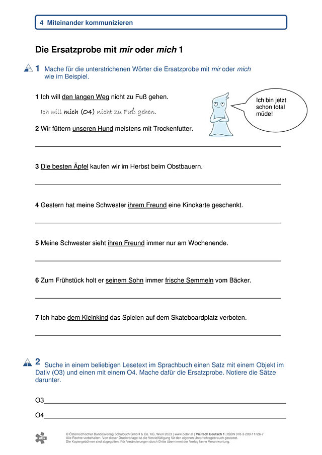 Die Ersatzprobe 1
