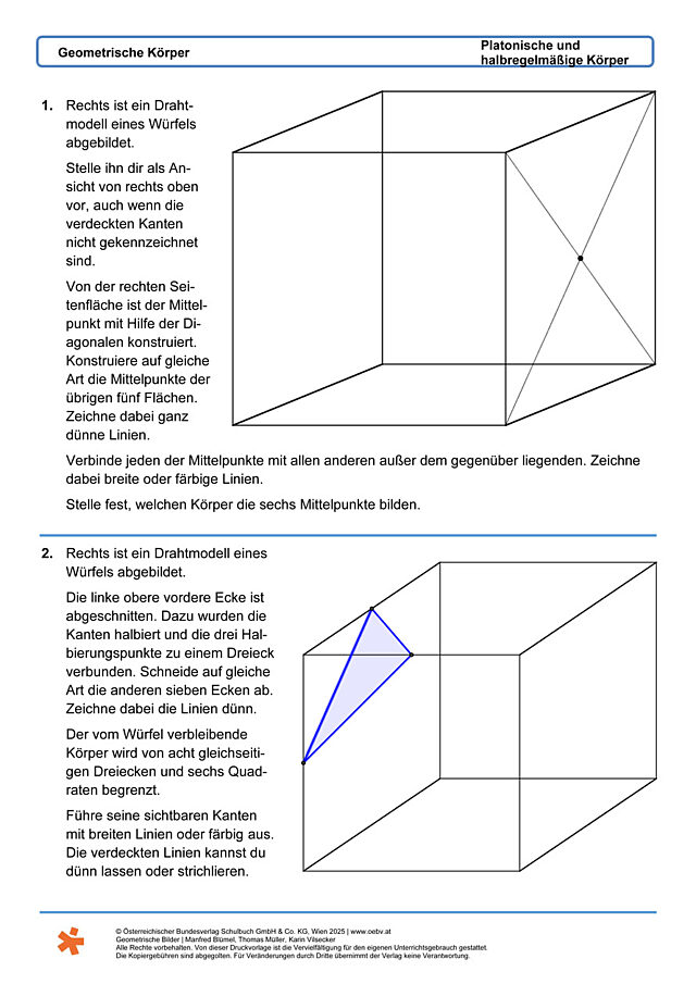 Platonische und halbregelmäßige Körper