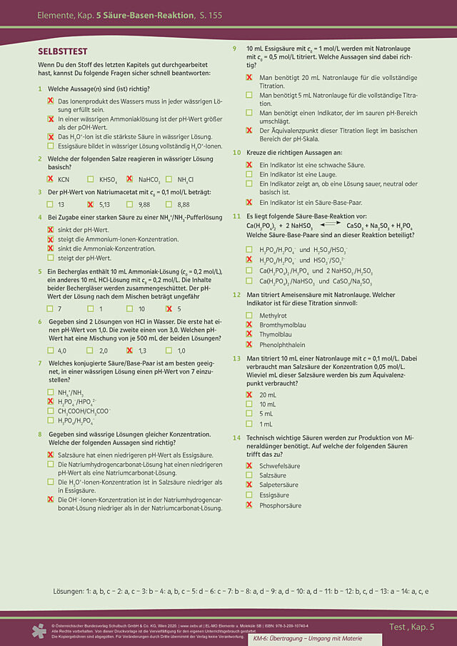 Selbsttest Kapitel 5