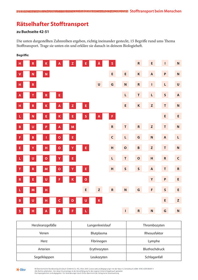 Rätselhafter Stofftransport