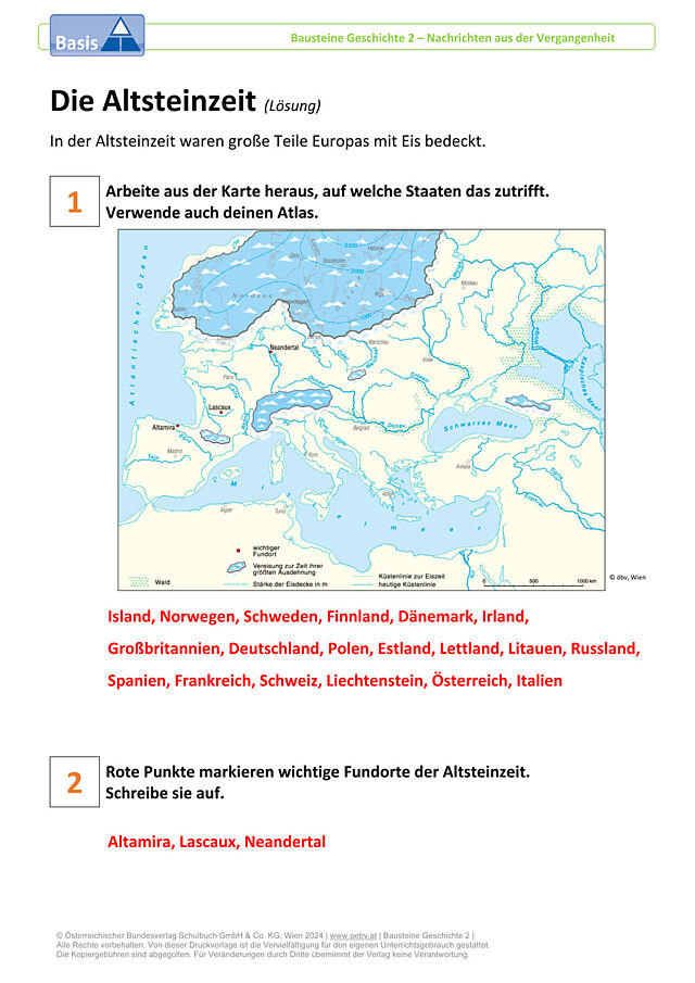 Die Altsteinzeit