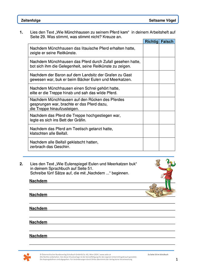 Zeitenfolge