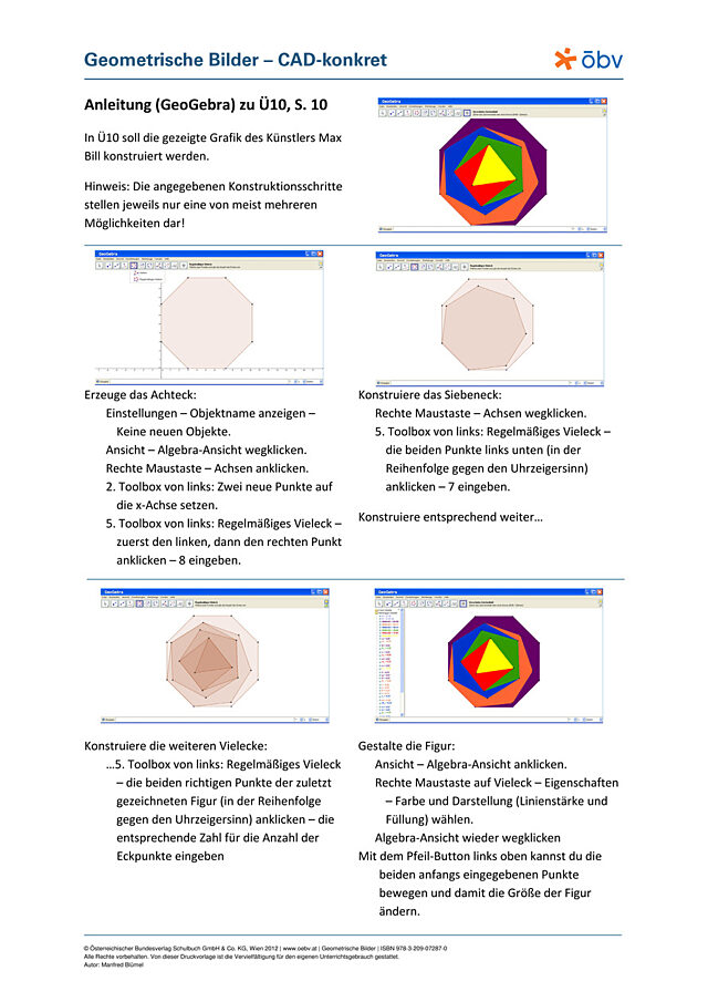 CAD-konkret: Anleitung (GeoGebra)