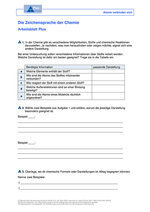 Die Zeichensprache der Chemie