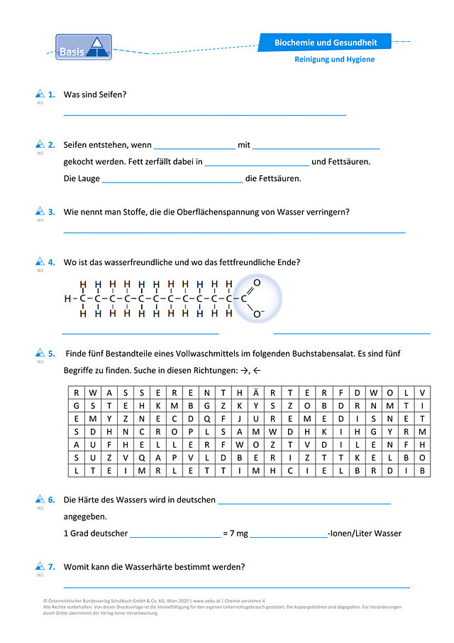Reinigung und Hygiene