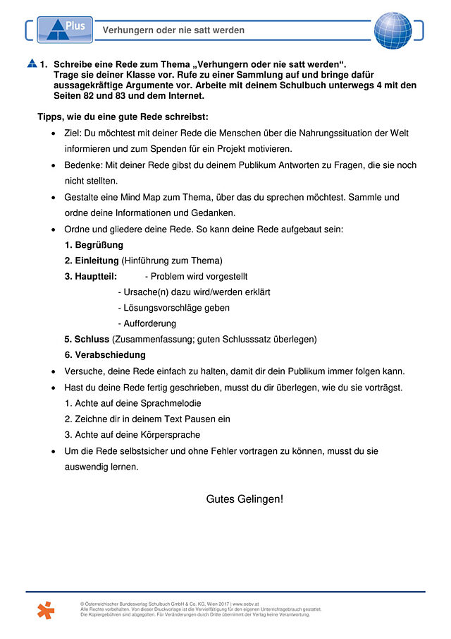 Verhungern oder nie satt werden