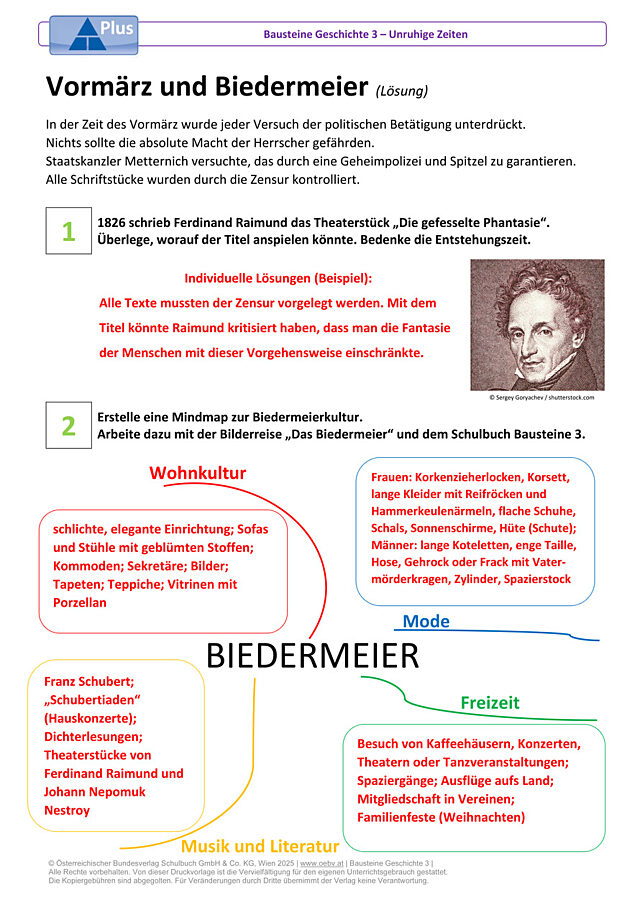 Vormärz und Biedermeier