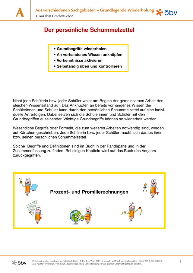 3. Aus dem Geschäftsleben