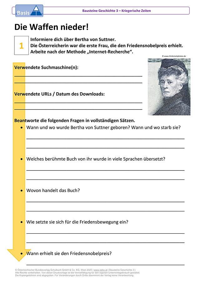 Die Waffen nieder!