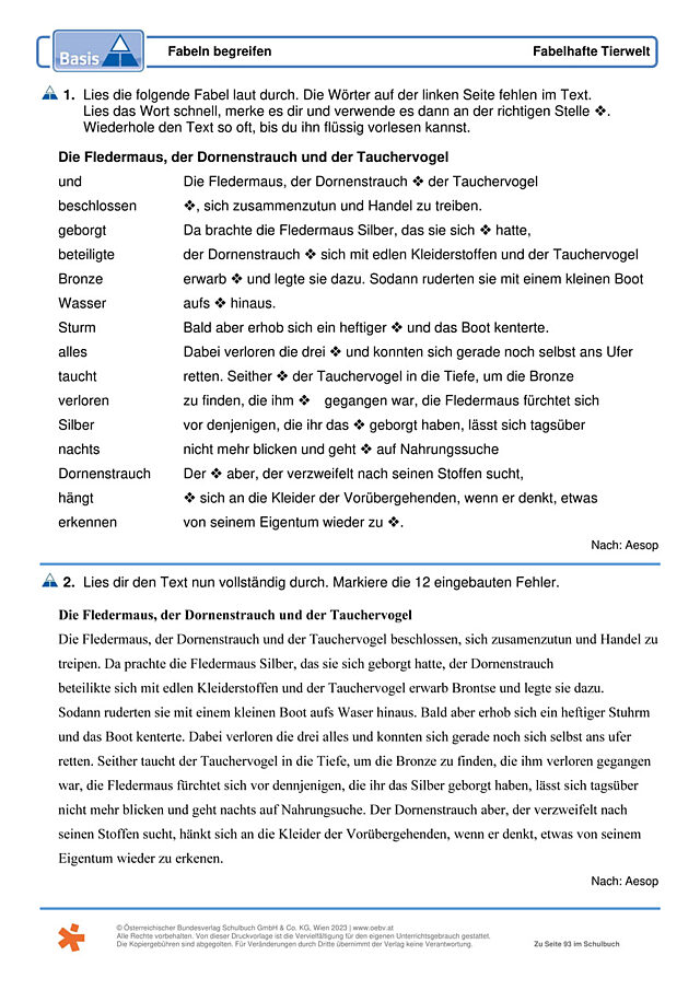 Fabeln begreifen