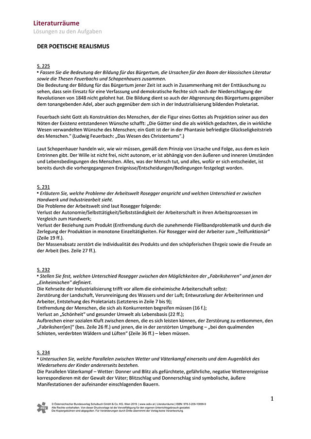 Der poetische Realismus