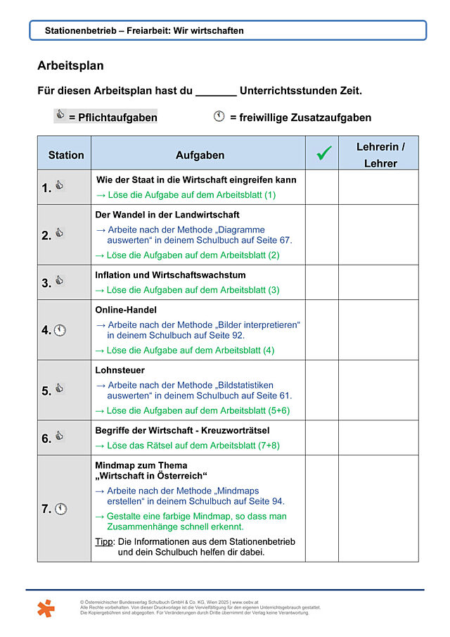 Wir wirtschaften