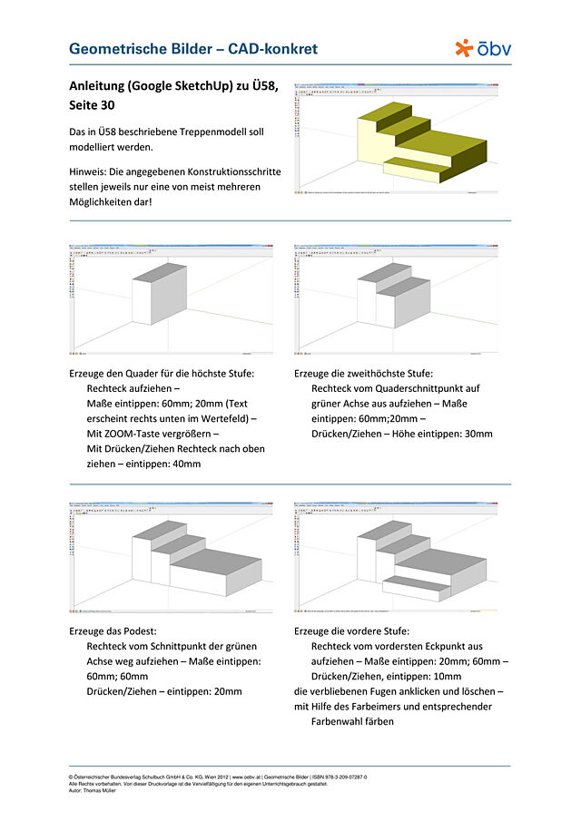 Anleitung (Google SketchUp)