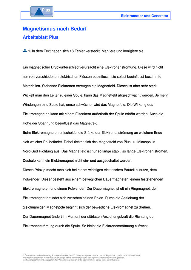 Magnetismus nach Bedarf