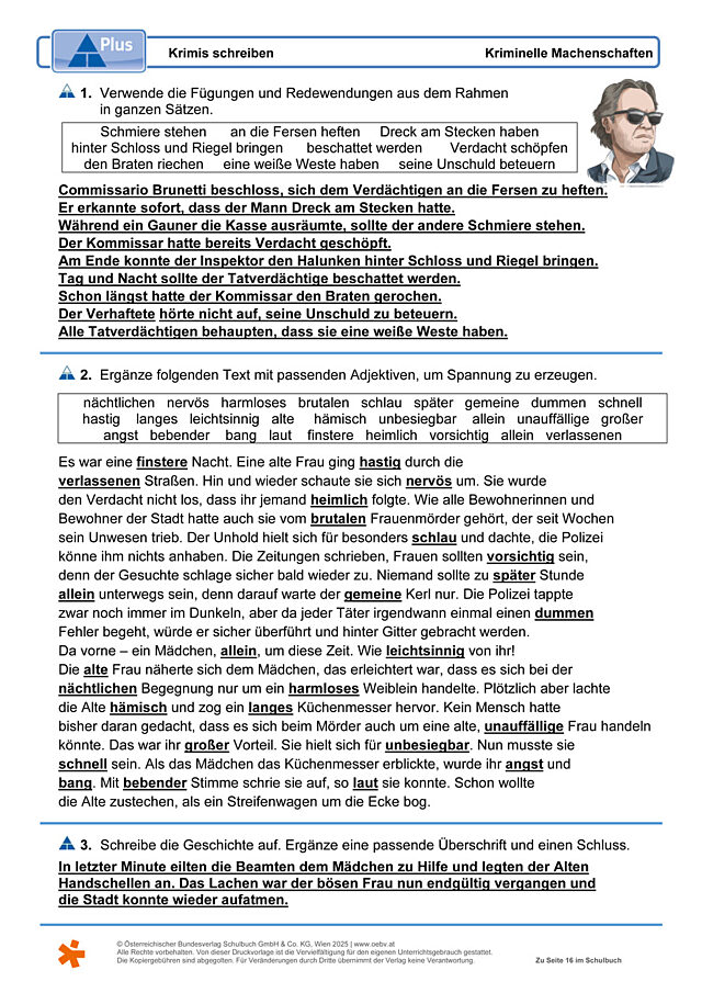 Krimis schreiben