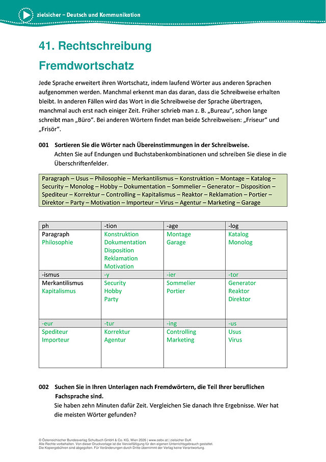 Fremdwortschatz