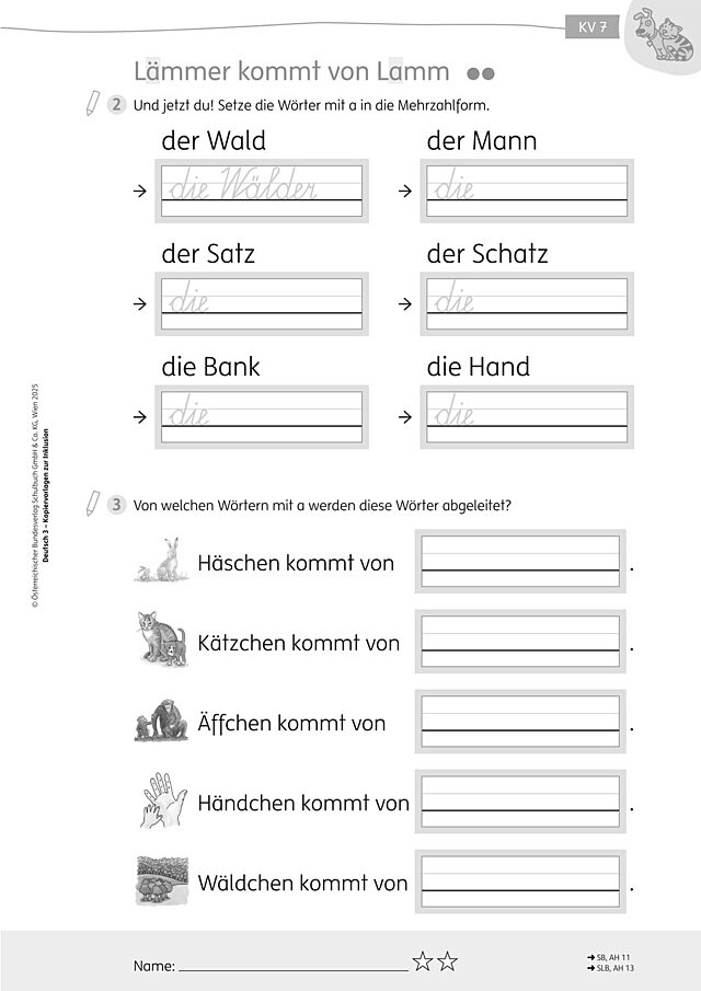 Lämmer kommt von Lamm