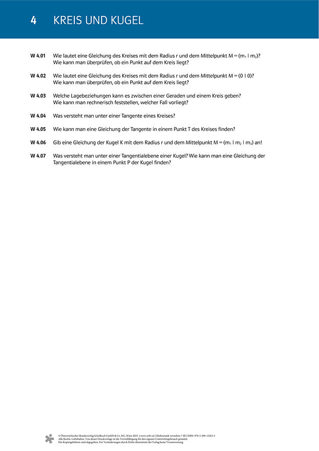 Kapitel 4: Fragen zum Grundwissen