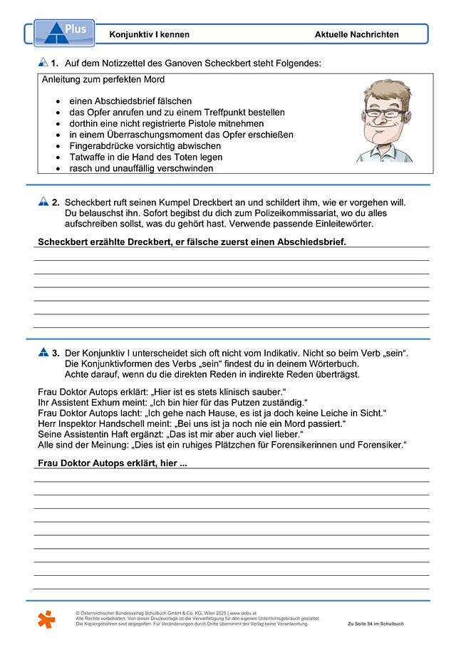 Konjunktiv I kennen