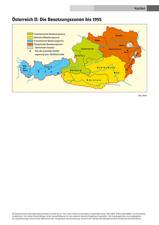 Österreich II: Die Besatzungszonen bis 1955