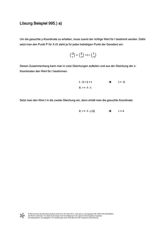 Beispiel 995 a