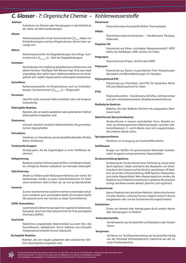 Glossar Kapitel 7