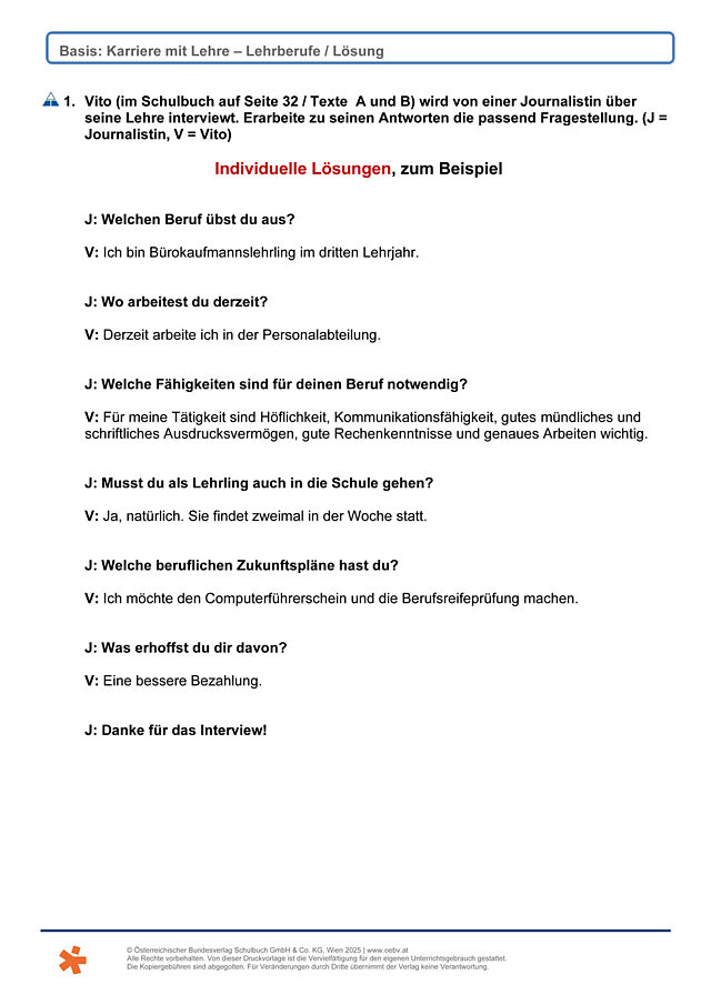 Lehrberufe