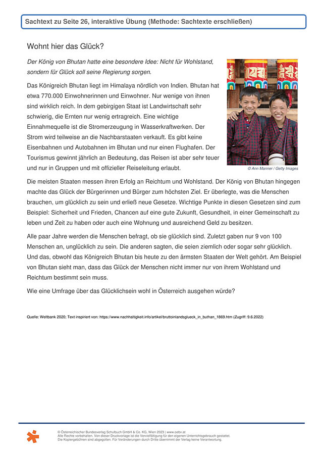 Wohnt hier das Glück?