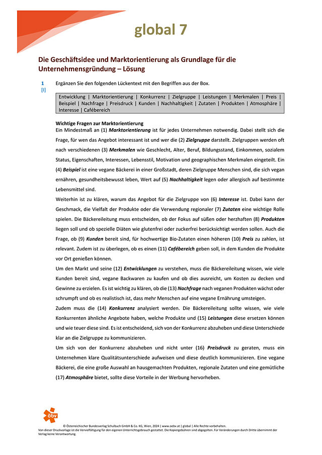 Die Geschäftsidee und Marktorientierung als Grundlage für die Unternehmensgründung