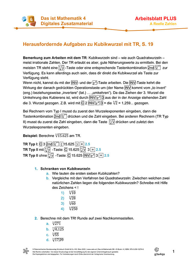 Einführung von Wurzeln