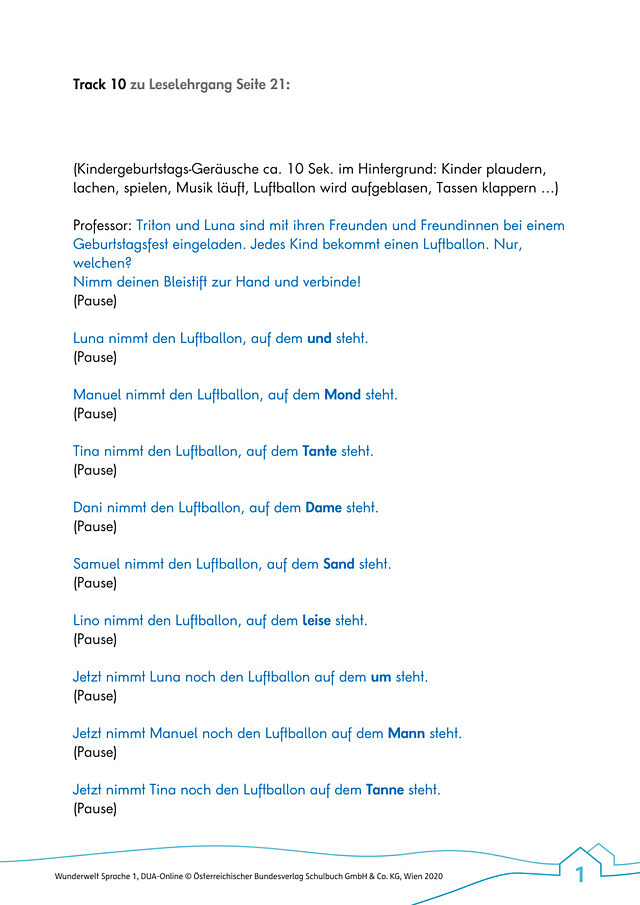 Track 10: Das Geburtstagsfest