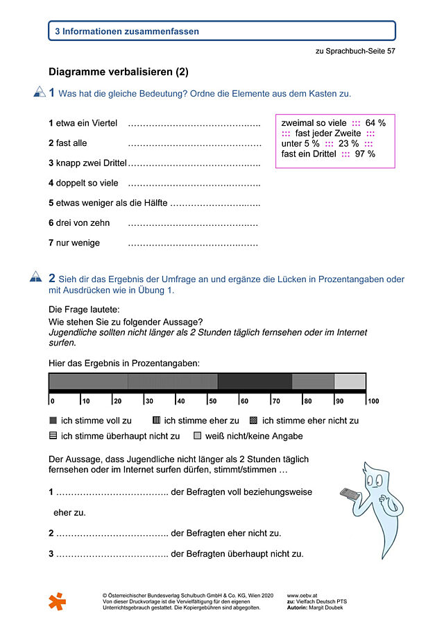 Diagramme verbalisieren (2)