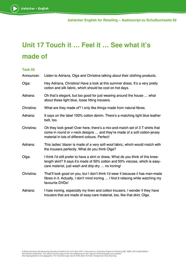 Touch it … Feel it … See what it’s made of