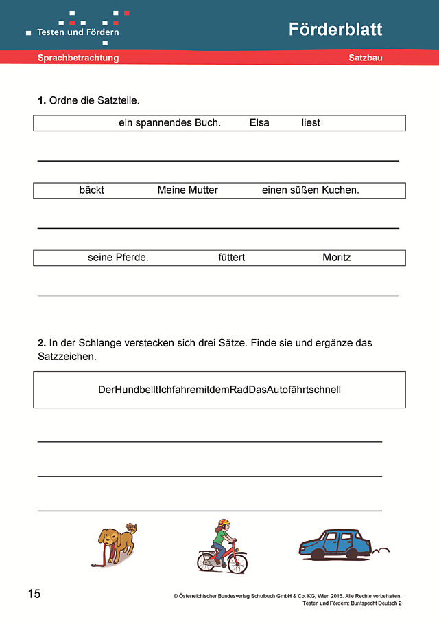 Satzbau